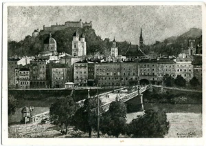 Fr.-Schüz-Künstler-AK SALZBURG, Große Deutsche Kunstausstellung 1943 München - Bild 1 von 1