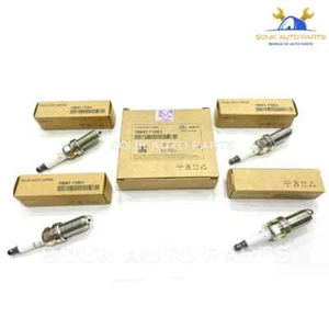 18841-11051 Genuine Hyundai Kia SPARK PLUG SET OF 4 Pcs LFR5A-11 SORENTO - Picture 1 of 3