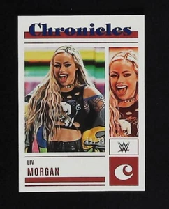 Liv Morgan 2023 Panini Chronicles WWE azul impresión corta #35 #'d/99 - Imagen 1 de 1