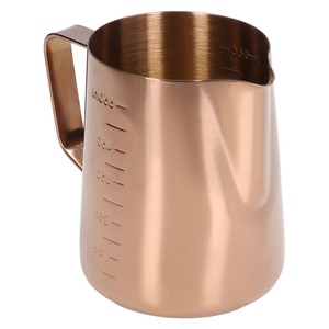 550ML Milk Frothing Cup With Scale Rose Gold Stainless Steel Frothing Pitcher HG