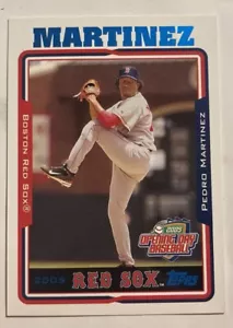 BASEBALL CARD TOPPS 2005 OPENING DAY BOSTON RED SOX PEDRO MARTINEZ - Picture 1 of 1