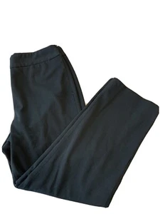 Talbots Women Black Side Zip Comfort Dressed Pants Size 10 Made In The USA - Picture 1 of 6