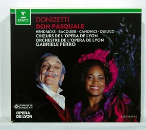 BARBARA HENDRICKS, GABRIEL BACQUIER - DONIZETTI Don Pasquale ERATO 2xCDs NM - Bild 1 von 2