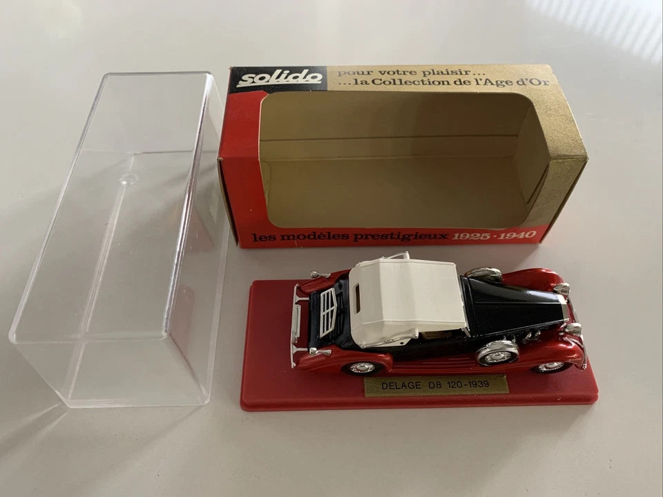 SOLIDO l'age d'or delage D8 120 1939 - Immagine 1 di 4