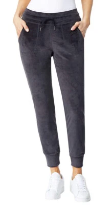 Pantalones de chándal de terciopelo negros 32 Degrees Heat para mujer Foto 1 de 2