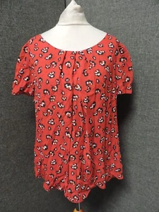 Billie & Blossom Petite Floral Blouse Red UK 18 RRP £22 LN132 DD 02 - Picture 1 of 7