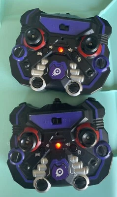 rc Auto Moto Battle Bots 2 toy radio Remote Control Clean Used Powers On Tested - Image 1 of 4