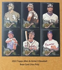 2022 Topps Allen & Ginter X Base/Mini Singles (You Pick)
