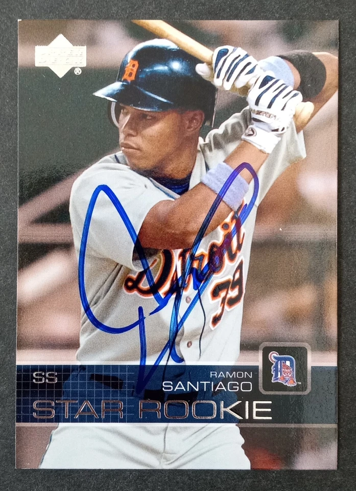 2002 Upper Deck (Star Rookie) SIGNED: Ramon Santiago, TIGERS #9 - Image 1 of 1