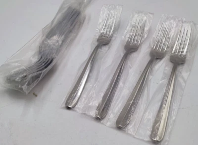 WMF Lange Tafelgabel Cromargan 10 Stück Altes Gabel Besteck Einzeln verpackt - Bild 1 von 4