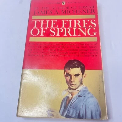 The Fires of Spring by James A Michener 1961 Vintage Bantam Paperback Book - Imagem 1 de 4