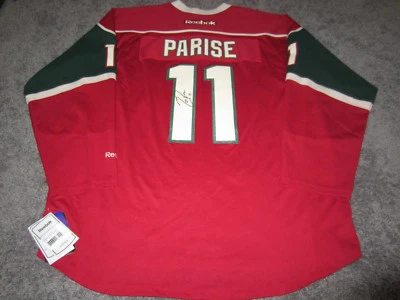 ZACH PARISE Minnesota Wild SIGNED Autographed JERSEY w/ COA New XXL XX-Large Foto 1 de 3