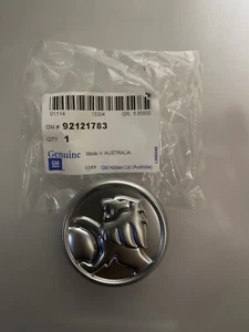 Genuine Holden Alloy Centre Cap 92181783 Satin Chrome - Picture 1 of 2