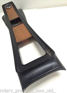 FORD CAPRI MK1 GT 1600 GT XL RS V6 CONSOLE WOOD GRAIN PLASTIC INSERT PANELS 2PC - Picture 1 of 7
