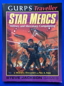 GURPS Traveller - Star Mercs - Steve Jackson Games - 1e 2nd Print 2004 - VG+ - Bild 1 von 2
