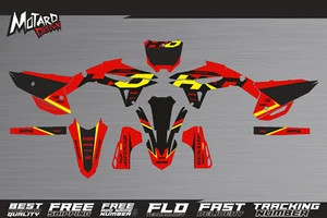 Graphics Kit for Honda CRF 250 R 2022 2023 2024 Decals Stickers by Motard Design - Picture 1 of 3