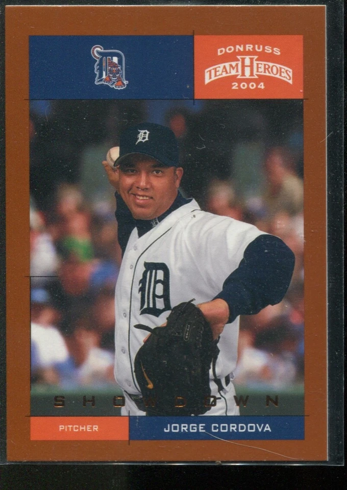 2004 Donruss Team Heroes Showdown Bronze #146 Jorge Cordova Card /150   - Image 1 of 1