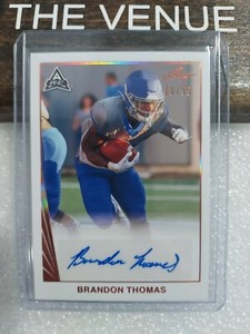 2021 Leaf College Memories #BABT1 Brandon Thomas RC AUTO 10/99 