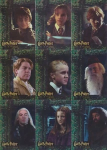 2006 HARRY POTTER CHAMBER OF SECRETS 9 CARD COMPLETE PUZZLE FOIL SET R1 - R9 - Picture 1 of 2