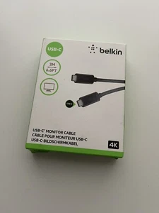 Belkin USB-C To USB-C 4K Video 2m Monitor Cable F2CU049 - Zdjęcie 1 z 2