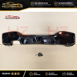 PER BMW SERIE 1 F20 F21 LCI NERO LUCIDO DIFFUSORE POSTERIORE LABBRO PARAURTI 16-19 - Foto 1 di 8