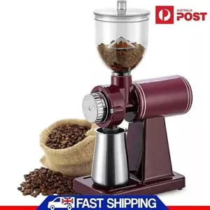 Electric Coffee Grinder Stainless Steel Automatic Burr Mill Espresso Bean Grind - Picture 1 of 14