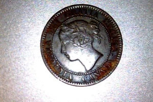 CENTAVO GRANDE CANADÁ 1859 #Q099 - Imagen 1 de 4