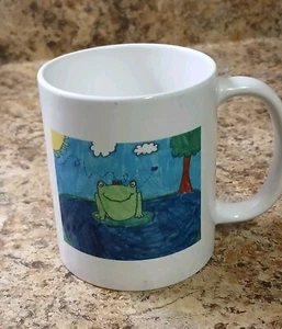 15 Oz Frog Coffee Mug Ceramic Coffee Mug Perfect Frog Lover Gift Cup - Picture 1 of 7