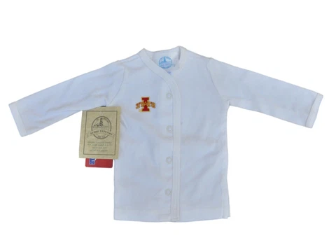 Iowa State Cyclones Two Feet Ahead Infant White Shirt and Pants 2-Piece Set (NB) Cover