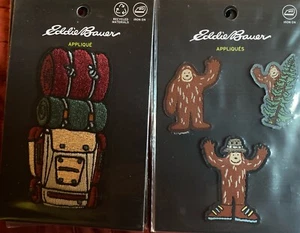 🔥 Eddie Bauer-Backpack- Sasquatch Patch-Iron On -Appliqué - Picture 1 of 5