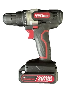 Hyper Tough AQ76020G 20V MAX 3/8" Cordless Drill & Battery NO CHARGER - Picture 1 of 7