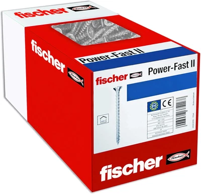 Power-Fast II 670018-200 Viti per Pannelli Truciolari, Testa Svasata Con Stella  - Immagine 1 di 4