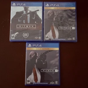 Hitman Definitive & Hitman 2 Gold - Sony PlayStation 4 - PS4 BRAND NEW SEALED - Picture 1 of 9