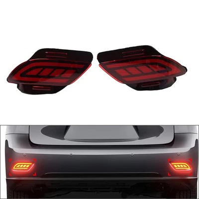 Red Rear Bumper Reflector Fog Light Brake Lamp For Lexus RX RX350 RX450h 2009-15 - Image 1 of 4