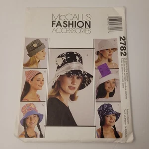 McCall's Moda Accesorios Sombreros Patrón Vintage 2782 SIN CORTAR Todas las Tallas 2000 - Imagen 1 de 8
