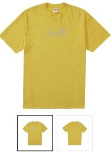 Supreme Warning Tee Men's XXL Yellow. ***New Unworn And In Sealed Bag***. - Picture 1 of 3