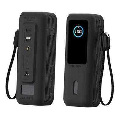 Funda Silicona para Banco de Alimentación Portátil Anker (25.000mAh 165W) 1/4" Tuerca Negra Foto 1 de 4