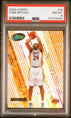 2006 e Topps Kobe Bryant #19 914/999 PSA 8 [L A Lakers] - Image 1 of 4