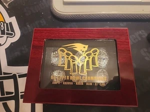 PRESTINE TOM BRADY RÉPLICA SUPERBOWL ANILLO CONJUNTO DE 6 VARÍAN RARO PRÁCTICAMENTE NUEVO LK - Imagen 1 de 22