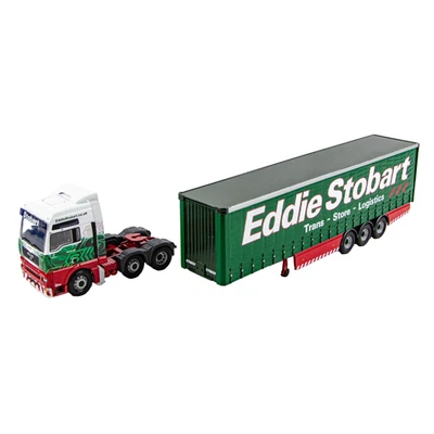 Corgi CC13415 MAN TGA XXL Curtainside Eddie Stobart 1:50 Diecast Model Truck - Image 1 of 4