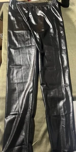 Junior/Mädchen Hochglanz Satin Leggings - 2XL - Neu - Bild 1 von 2