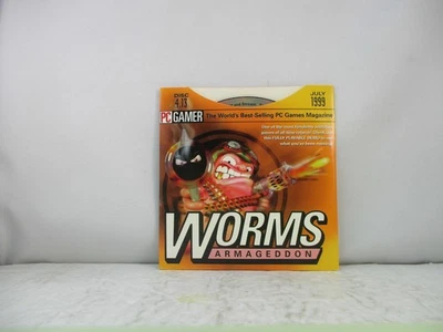 PC Gamer Magazine CD - Worms Armageddon - Starsiege - Re-Volt Disc 4.13 Jul 1999 - Image 1 of 2