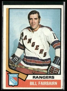 1974-75 Topps Bill Fairbairn #231 New York Rangers - Picture 1 of 2