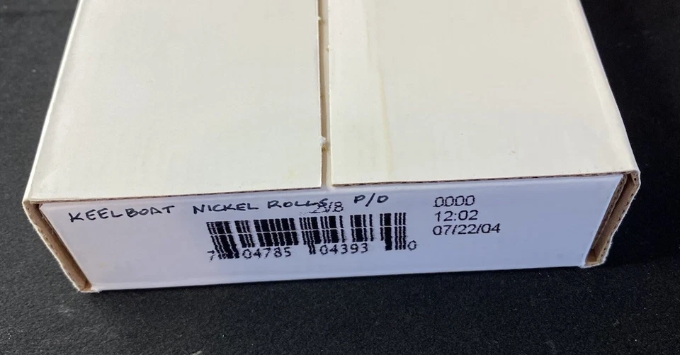 2004 P & D Keelboat Nickel 2-Roll Set Unopened Mint Sealed Box 2V8 Free Ship - Image 1 of 1