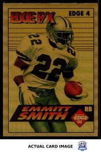 1994 Collector's Edge #EDGE 4 EMMITT SMITH Dallas Cowboys HOF VG-EX - Picture 1 of 4