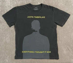 Justin Timberlake World Tour T Shirt Sz L Everything I Thought It Was 2024 - Picture 1 of 3