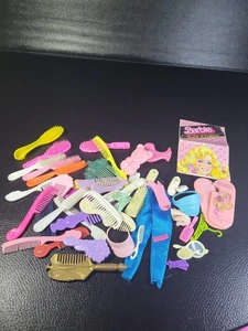 80s-90s Barbie Doll, Hair Brush Comb Lot My Pony, Shortcake Vintage Lot - Picture 1 of 11