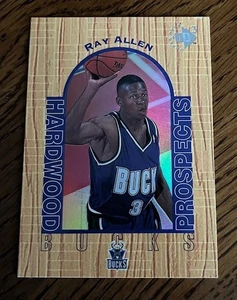 1996-97 Upper Deck UD3 - Hardwood Prospects #5 Ray Allen Milwaukee Bucks RC - Bild 1 von 2