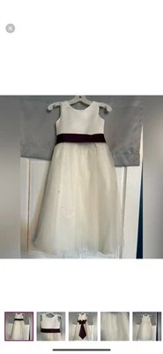 Vestido Niña Flor - David’s Bridal Talla 4 Vestido Marfil  Foto 1 de 4