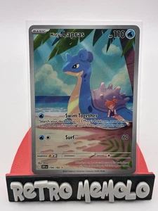 Carta Pokemon rara Misty's Lapras 194/182 Sv10: illustrazione rivali destini quasi nuova - Foto 1 di 2